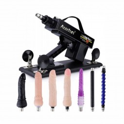 Auxfun Sex Machine con Dildo, Macchina Del Sesso con 3XLR